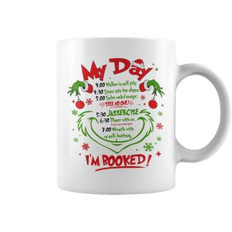 Merry Christmas My Day Schedule I’M Booked Christmas Coffee Mug | Mazezy