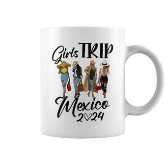 Mexico Girls Trip 2024 Birthday Squad Vacation Party Coffee Mug | Mazezy