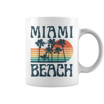 Miami Florida Beach Summer Vacation Vintage Coffee Mug - Thegiftio UK