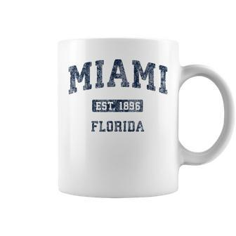 Miami Florida Fl Vintage Athletic Sports Coffee Mug - Monsterry