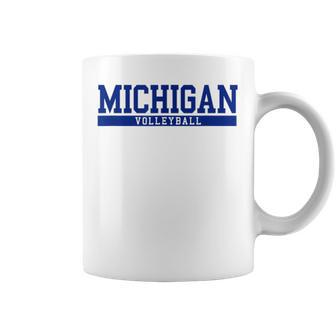 Michigan Volleyball Coffee Mug - Monsterry