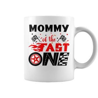 Mommy Of The Fast One 1St Birthday Racing Car Matching Coffee Mug - Thegiftio UK