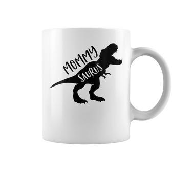 Mommy Saurus Mommysaurus Dinosaur Family Mom Coffee Mug - Monsterry