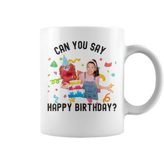 Ms Rachel Birthday Can You Say Happy Birthday Mom Dad Coffee Mug - Monsterry