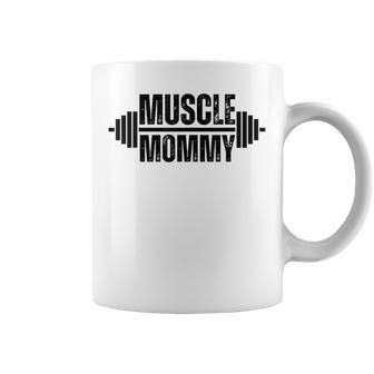 Muscle Mommy Weightlifter Mom Cute Mother Mama Gym Coffee Mug - Monsterry DE