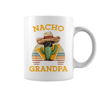 Nacho Average Grandpa Mexican Papa Retro Cinco De Mayo Coffee Mug - Monsterry AU