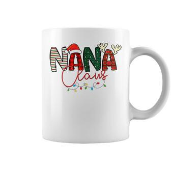 Nana Claus Ugly Christmas Sweater Merry Xmas Outfitt Coffee Mug - Seseable