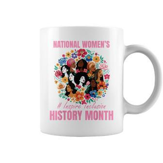 National Women's Day 2024 Inspire Inclusion History Month Coffee Mug | Mazezy