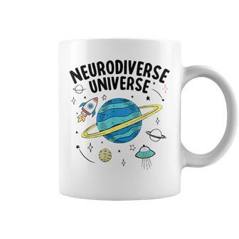 Neurodiverse Universe Neurodiversity Aesthetic Autism Awaren Coffee Mug - Monsterry AU