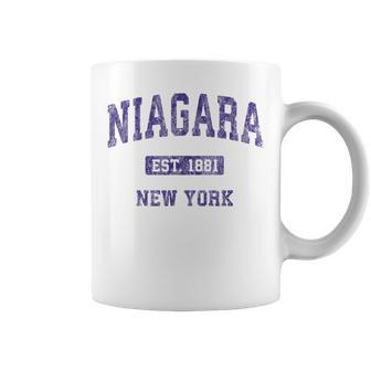 Niagara New York Ny Vintage Athletic Sports Coffee Mug - Monsterry CA
