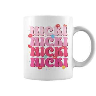 Nicki Personalized Name I Love Nicki Vintage Coffee Mug - Seseable