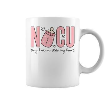 Nicu Nurse Valentine's Day Tiny Humans Stole My Heart Coffee Mug - Monsterry CA