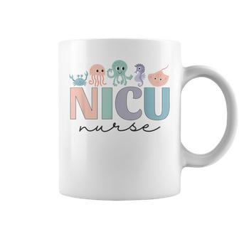 Nicu Ocean Sea Animals Neonatal Intensive Care Unit Nurse Coffee Mug | Mazezy UK