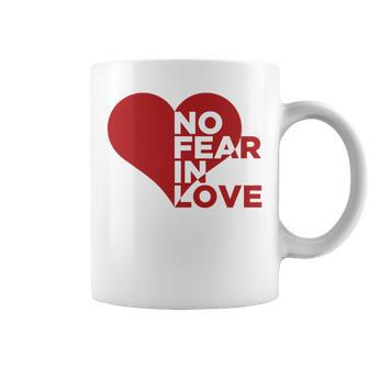 No Fear In Love Short Sleeve Coffee Mug - Monsterry AU