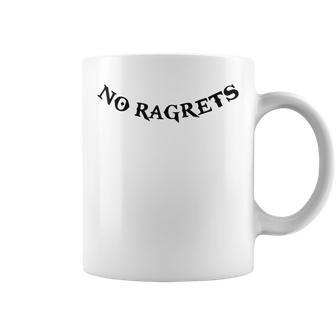 No Ragrets Tattoo Punk White Trash Trailer Park Boy Coffee Mug - Monsterry UK