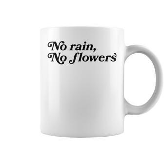 No Rain No Flowers 70S Inspired Boho Hippie Coffee Mug - Monsterry