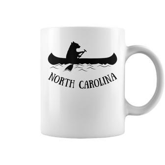 North Carolina Nc Bear Canoe Coffee Mug - Monsterry UK