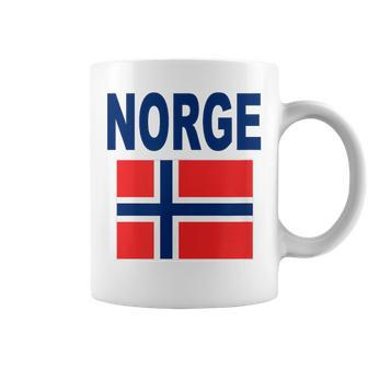 Norway Flag Cool Norge Flagg Norwegian Flags Women Coffee Mug - Thegiftio UK