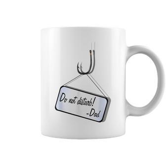 Do Not Disturb Father's Day Witty Fishing Coffee Mug - Monsterry