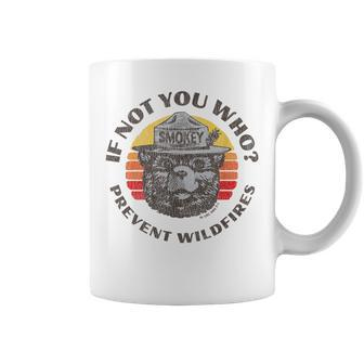 If Not You Who Vintage Smokey Bear 80S Sunset Coffee Mug - Seseable