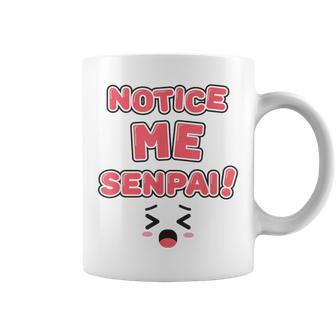 Notice Me Senpai Anime Manga Coffee Mug - Monsterry