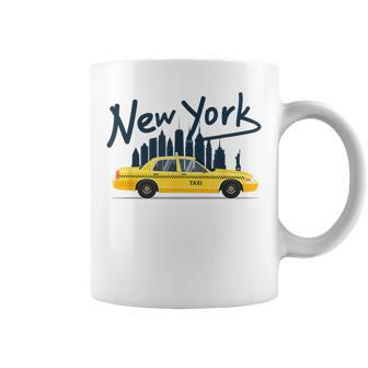 Nyc New York Yellow Cab Taxi Souvenir Women Coffee Mug - Thegiftio UK