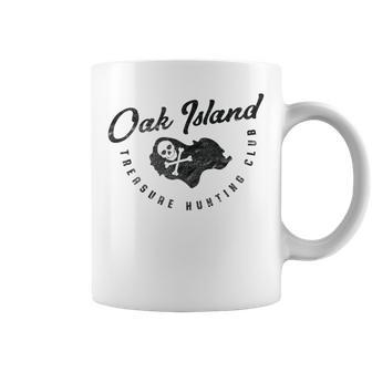 Oak Island Treasure Hunting Club Map Skull And Crossbones Vi Coffee Mug - Monsterry CA