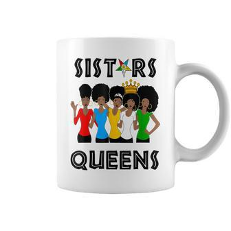 Oes Fatal Sistars Queens Ladies Eastern Star Mother's Day Coffee Mug - Seseable