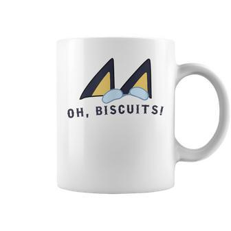 Oh Biscuits Mum Dad Cartoon Mother's Father's Day Coffee Mug - Monsterry UK