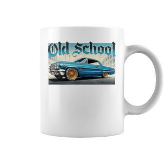 Old School Classic Lowrider Low Rider Impala Chicano Coffee Mug - Monsterry