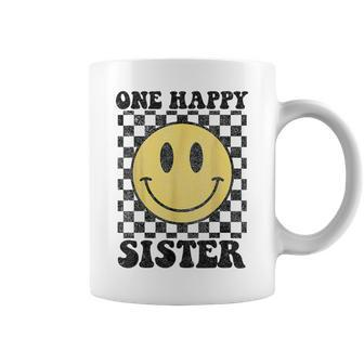 One Happy Dude Sister Happy Face 1St Birthday Party Family Coffee Mug | Mazezy AU