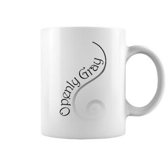Openly Gray Gray Hair Salt And Pepper Coffee Mug - Monsterry
