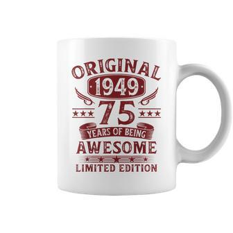 Original 1949 75 Year Old For 75Th Birthday Coffee Mug - Thegiftio UK