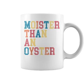 Oyster Retro Vintage I'd Shuck That Oyster Seafood Coffee Mug - Monsterry