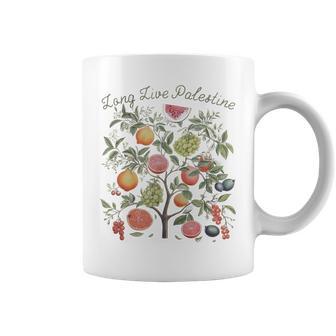 Palestine Long Live Fruits Of Palestine Olive Tree Vintage Coffee Mug - Monsterry CA