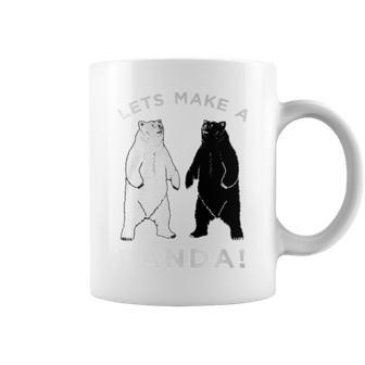 Lets Make A Panda Bear Graphic Coffee Mug - Monsterry UK