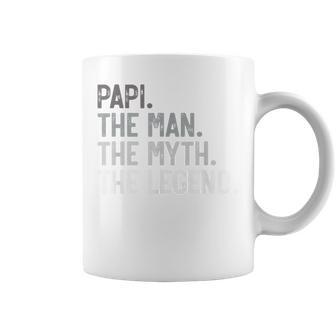 Papi The Man The Myth The Legend Father's Day For Grandpa Coffee Mug - Monsterry AU