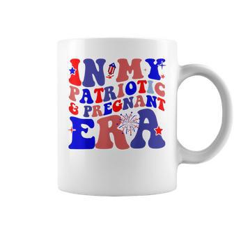 In My Patriotic And Pregnant Era 4Th Of July Pregnancy Coffee Mug - Monsterry