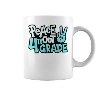 Peace Out 4Th Grade Last Day School Fourth Grade Graduation Coffee Mug - Monsterry DE