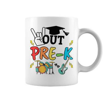 Peace Out Pre-K School Last Day School Class 2024 Graduation Coffee Mug - Monsterry CA