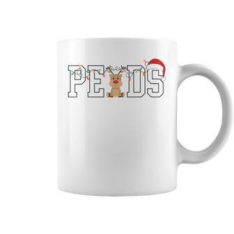 Pediatric Nurse Christmas Peds Nurse Practitioner Rn Xmas Coffee Mug - Thegiftio UK