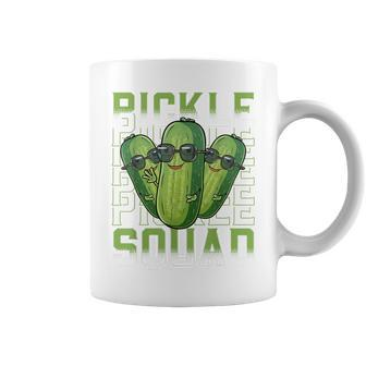 Pickle Squad Cucumber Cute Pickle Jar Pickle Coffee Mug - Monsterry