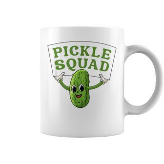 Pickle Squad Cucumber Vegan Pickles Lover Coffee Mug - Monsterry