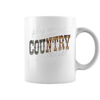 Play Me Some Country Music Vintage Western Festival American Coffee Mug - Thegiftio UK