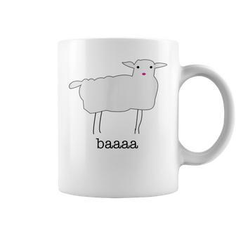 Pony-Poor Baaa Sheep With Logo On Back Coffee Mug - Monsterry