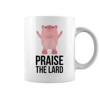 Praise The Lard Pig Love Pork Bbq Praise Hands Coffee Mug - Monsterry CA