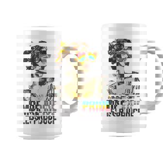 More Pride Less Prejudice Lgbt Pride Month More Pride Coffee Mug | Mazezy