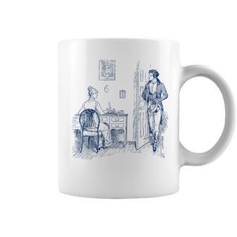 Pride And Prejudice Jane Austen Mr Darcy Coffee Mug - Monsterry DE