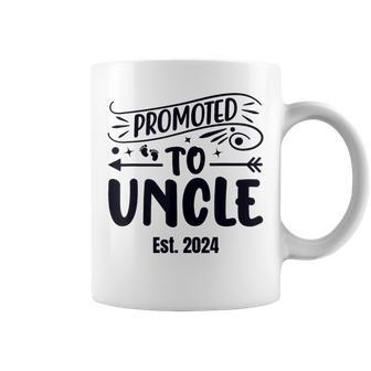 Promoted To Uncle 2024 Soon To Be Uncle Mens Coffee Mug | Mazezy UK