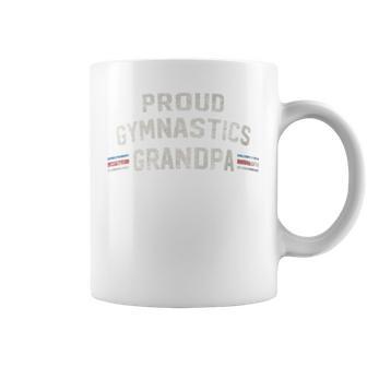 Proud Gymnastics Grandpa Gymnast Father's Day Coffee Mug - Monsterry DE